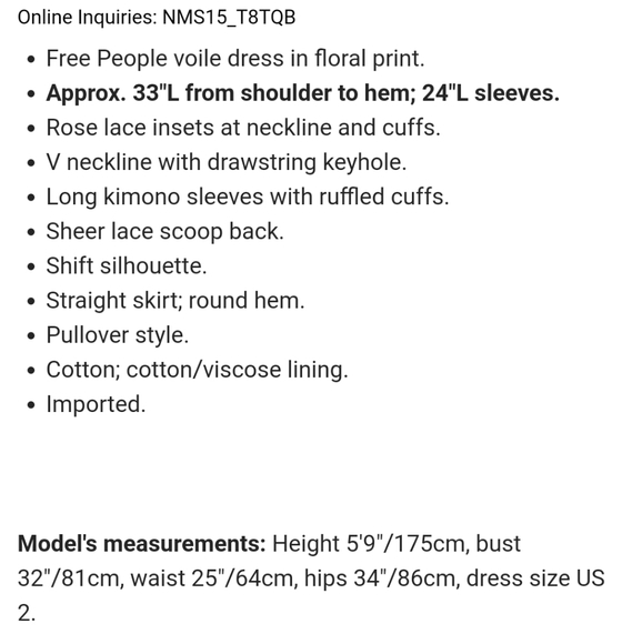 Free People boho lace back dress - Picture 10 of 14